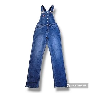 Dickies straight leg denim overalls